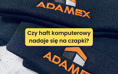 Czy haft komputerowy nadaje się na czapki?