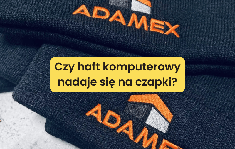 Czy haft komputerowy nadaje się na czapki