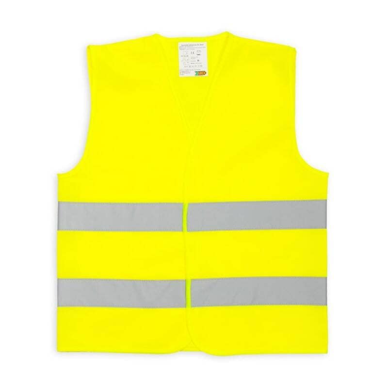 Kamizelka odblaskowa żółta BHP unisex EN ISO 20471 Klasa II